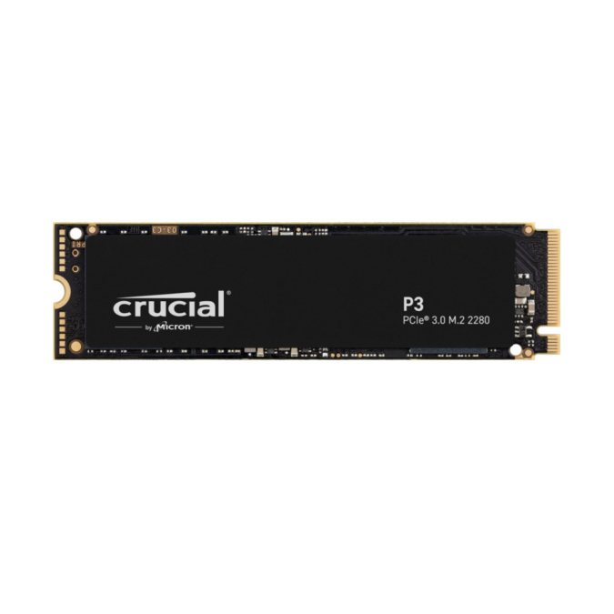 SSD (เอสเอสดี) CRUCIAL P3 500GB NVMe PCIe M.2 ประกันศูนย์ 5 ปี (CT500P3SSD8)