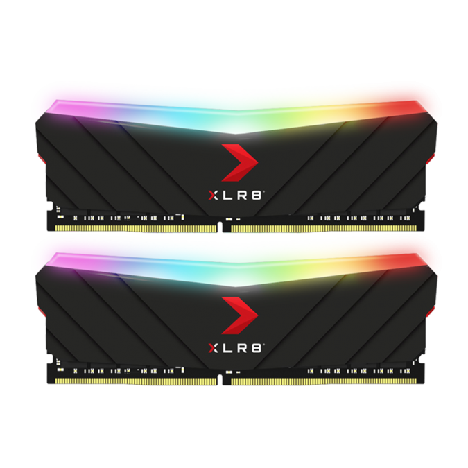 PNY XLR8 EPIC-X RGB BLACK 16GB (8GBx2) DDR4 3200MHz (MD16GK2D4320016XRGB)