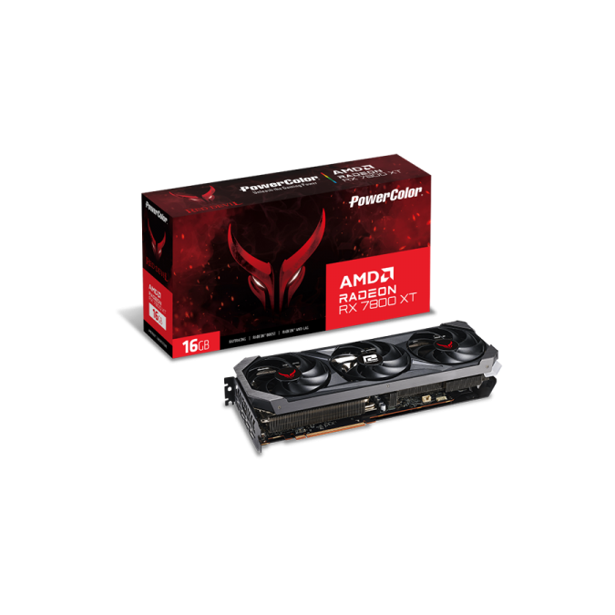 การ์ดจอ VGA POWER COLOR RED DEVIL AMD Radeon RX 7800 XT 16GB ประกันศูนย์ 3ปี