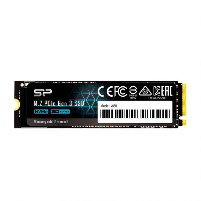SILICON POWER A60 512GB PCIe Gen3x4 NVMe SSD M.2