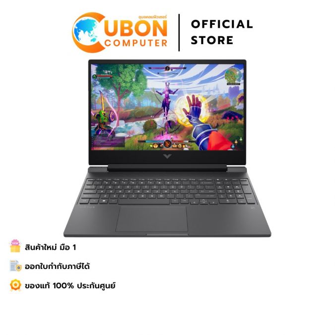 HP VICTUS 16-S1118AX NOTEBOOK (โน๊ตบุ๊ค) AMD RYZEN 7 8845HS / RTX 4060 8GB GDDR6 / 32GB / 1TB / WIN 11 / ประกันศูนย์ 2 ปี