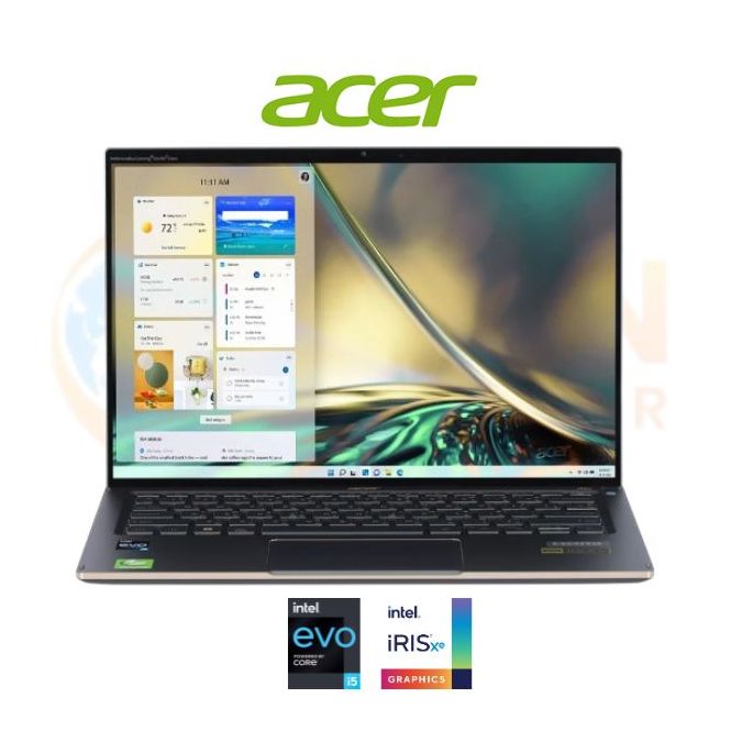 ACER SWIFT 14 SF14-71T-5482 NOTEBOOK (โน้ตบุ๊ค) CORE I5-13500H / INTEL IRIS XE / 16GB / 512GB / WIN11+OFF / ประกันศูนย์ 3 ปี OSS