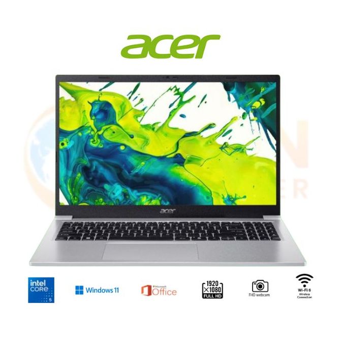ACER ASPIRE LITE 15 AL15-52P-586H NOTEBOOK (โน้ตบุ๊ค) INTEL CORE 5 120U / 16GB / 512GB / WIN11+OFF 2024 / ประกันศูนย์ 2 ปี OSS