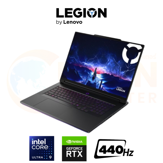 LENOVO LEGION 9 18IAX10 83EY002STA NOTEBOOK (โน้ตบุ๊ค) INTEL CORE Ultra 9 275HX / RTX 5090 / 64GB / 2TB / WIN11 / 4 YEAR