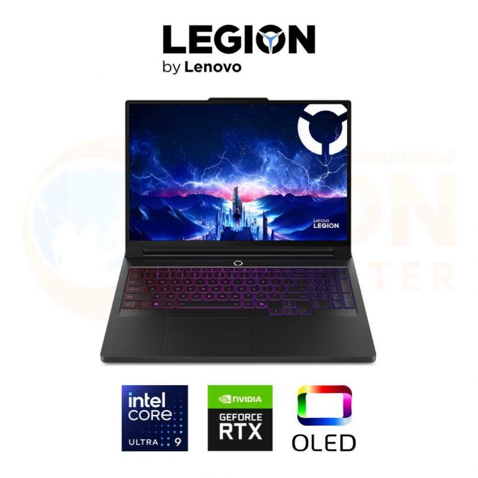 LENOVO LEGION PRO 7 16IAX10H 83F5004DTA NOTEBOOK (โน้ตบุ๊ค) INTEL CORE ULTRA 9 275HX / RTX 5080 / 32GB / 1TB / WIN 11 / ประกันศูนย์ 4 ปี