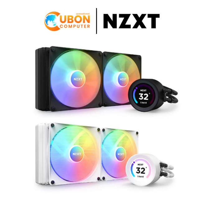 CPU COOLER (ชุดระบายความร้อนซีพียู) NZXT KRAKEN ELITE RGB 280 ประกันศูนย์ 6 ปี
