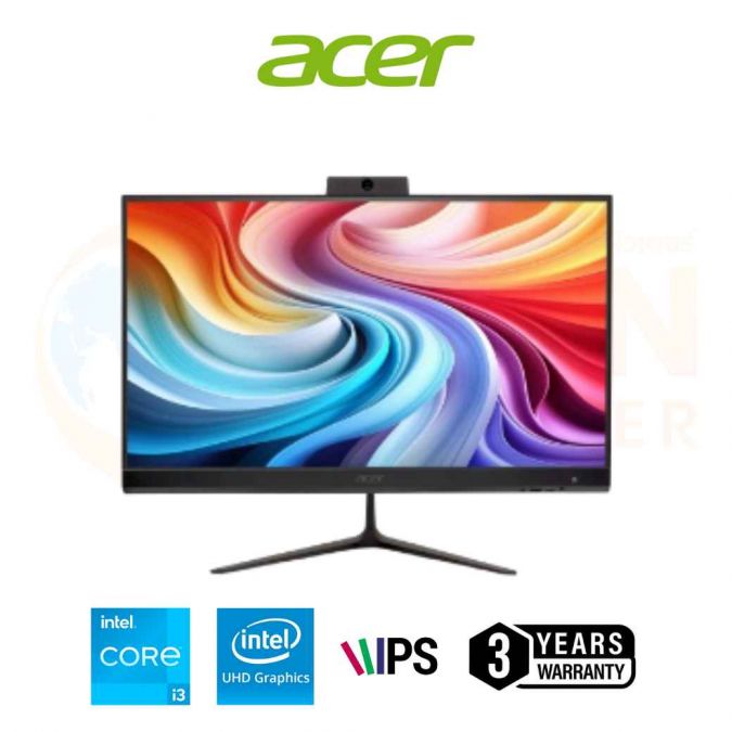 ACER AIO ASPIRE C24-2YE13-1318G0T23MI/T001 INTEL CORE I3-1315U / 8GB / 512GB / WIN 11 / ประกันศูนย์ 3 ปี OSS
