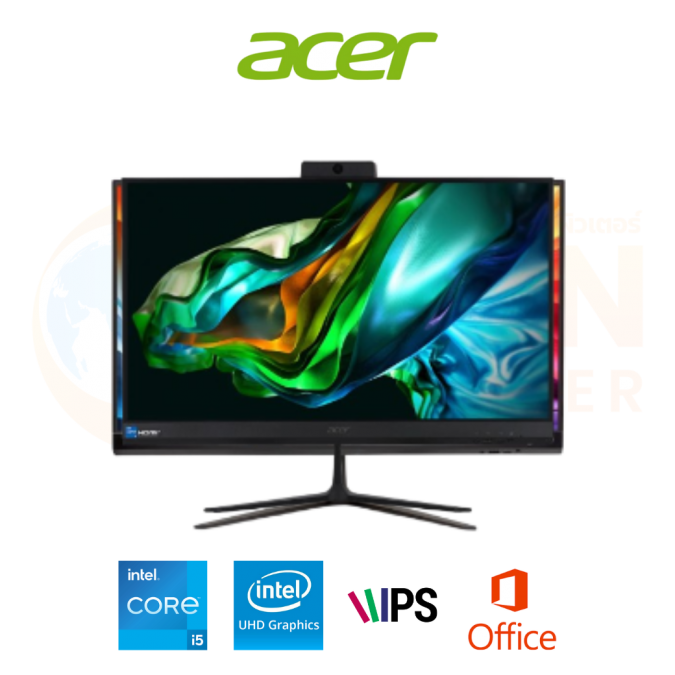 ACER AIO ASPIRE C24-2YE13-1348G0T23MI/T001 INTEL CORE I5-1334U / 8GB / 512GB / WIN 11+OFF / ประกันศูนย์ 3 ปี OSS