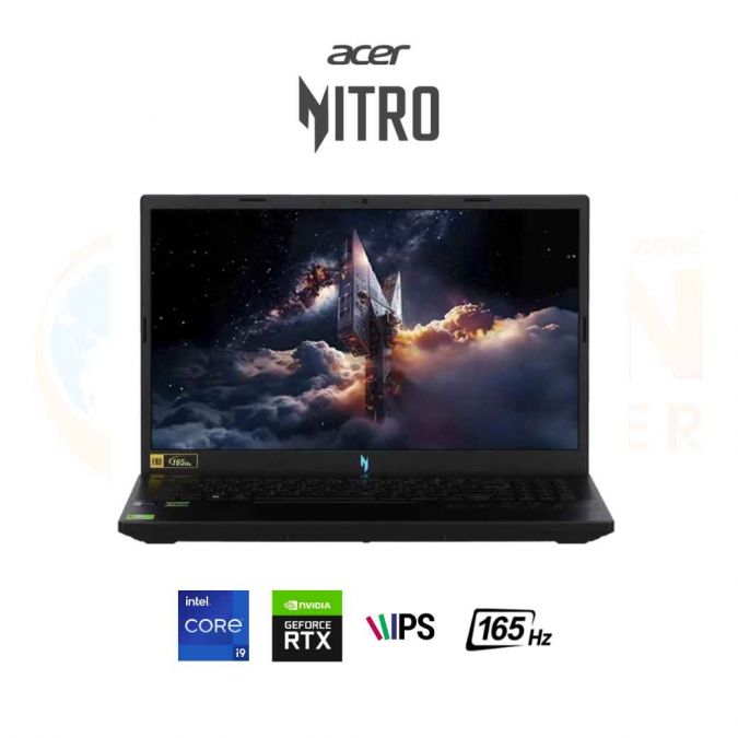 ACER NITRO V 15 ANV15-51-992H NOTEBOOK (โน้ตบุ๊ค) INTEL CORE I9-13900H / RTX 4060 / 16GB / 512GB / WIN11 / ประกันศูนย์ 3 ปี 