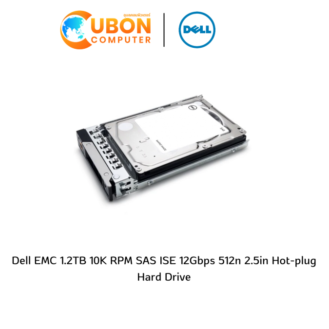 Dell EMC 1.2TB 10K RPM SAS ISE 12Gbps 512n 2.5in Hot-plug Hard Drive