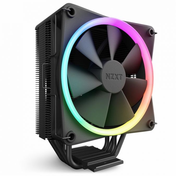CPU COOLER (ชุดระบายความร้อนซีพียู) NZXT T120 RGB BLACK 