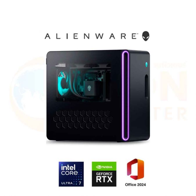 DESKTOP (เดสก์ท็อป) DELL ALIENWARE AURORA CAD1250U701 INTEL CORE ULTRA 7 265KF / RTX 4060 TI / 32GB / 1TB / WIN11 + OFF 2024 / 3Y ONSITE