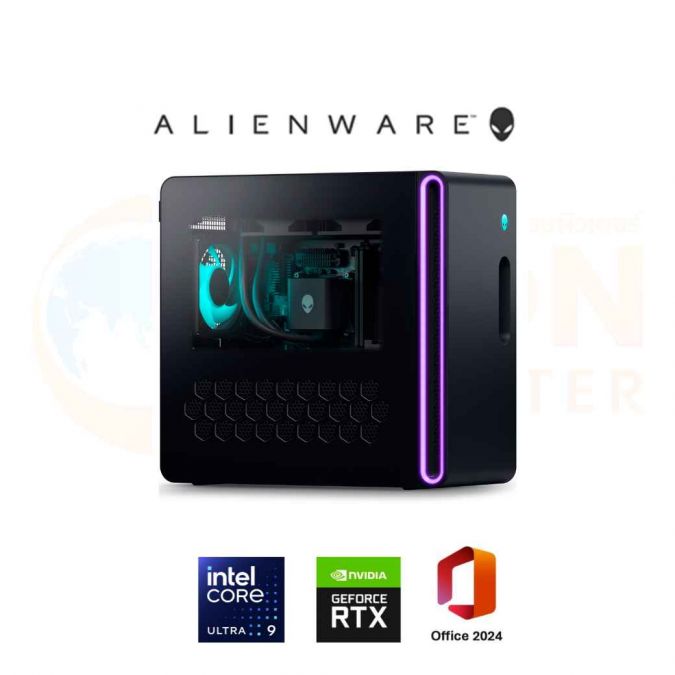 DESKTOP (เดสก์ท็อป) DELL ALIENWARE AURORA CAD1250U903 INTEL CORE ULTRA 9 285K / RTX 5080 / 64GB / 2TB / WIN11 + OFF 2024 / 3Y ONSITE