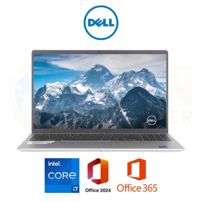 DELL DC15250I7161 NOTEBOOK (โน้ตบุ๊ค) INTEL CORE I7-1355U / 16GB / 512GB / WIN 11 + OFF 2024 + OFF 365 / 2 YEAR