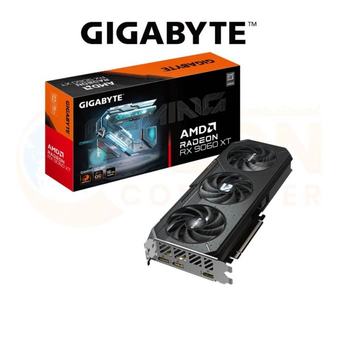 VGA การ์ดจอ GIGABYTE RADEON RX 9060 XT GAMING OC 16GB GDDR6