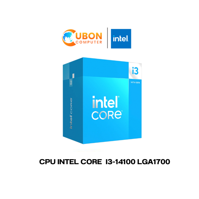 CPU (ซีพียู) INTEL CORE i3-14100 LGA1700 ประกันศูนย์ 3 ปี
