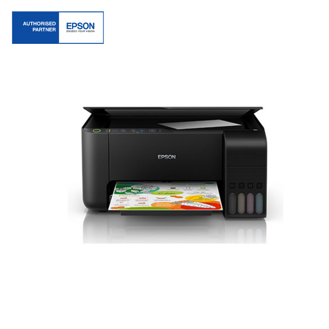 EPSON EcoTank L3150 All-in-One Ink Tank Printer (พร้อมหมึกแท้สีละ 1 ขวด)