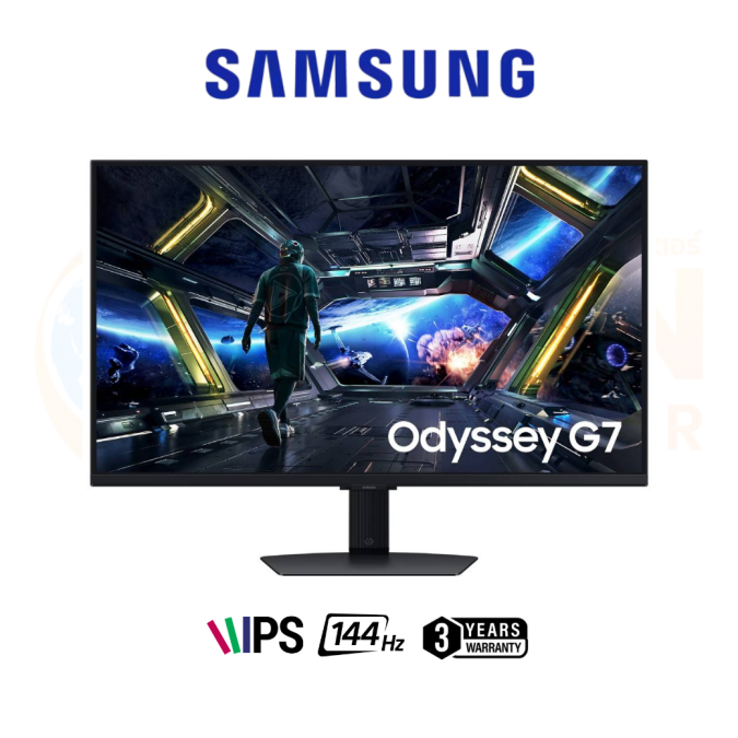 SAMSUNG MONITOR (จอมอนิเตอร์) ODYSSEY G7 G70D LS32DG702EEXXT 32" IPS 4K 144Hz - 3 YEARS