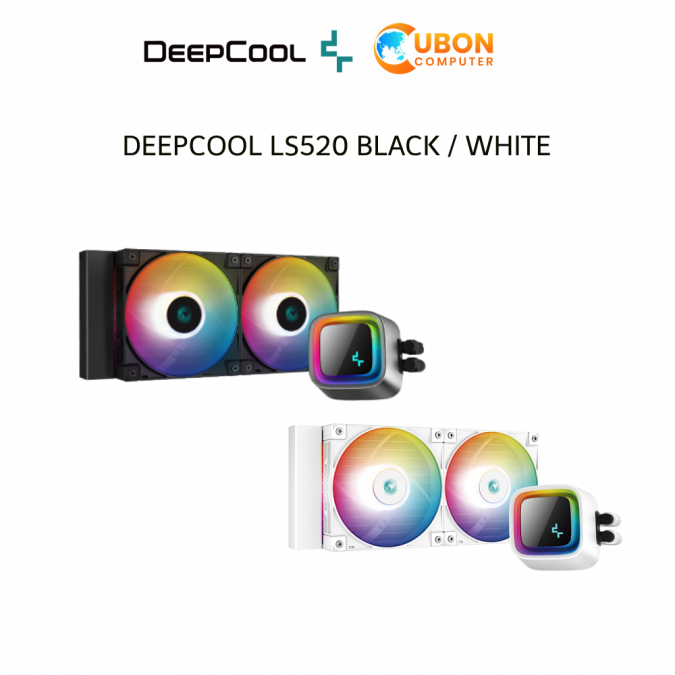 CPU COOLER (ระบบระบายความร้อนด้วยน้ำ) DEEPCOOL LS520 BLACK / WHITE ประกันศูนย์ 5 ปี
