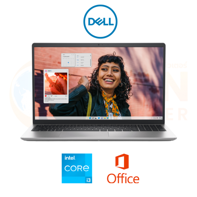 DELL INSPIRON 3530 OIN3530100501GTH NOTEBOOK (โน๊ตบุ๊ค) INTEL CORE I3 1305U / 8GB / 512GB / WIN11 + OFF / 2 YEAR