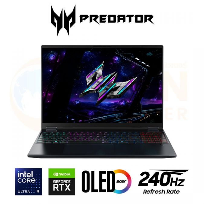 ACER PREDATOR HELIOS NEO 16S AI PHN16S-71-95J9 NOTEBOOK (โน้ตบุ๊ค) INTEL CORE ULTRA 9 275HX / RTX 5070 TI / 32GB / 1TB / WIN11 / ประกันศูนย์ 3 ปี OSS