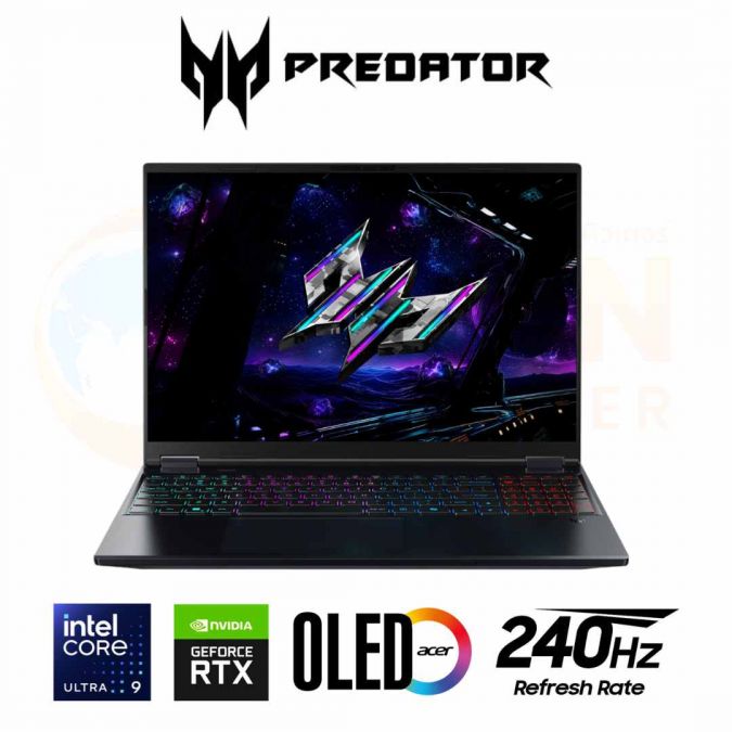 ACER PREDATOR HELIOS NEO 16S AI PHN16S-71-976U NOTEBOOK (โน้ตบุ๊ค) INTEL CORE ULTRA 9 275HX / RTX 5060 / 16GB / 1TB / WIN11 / ประกันศูนย์ 3 ปี OSS