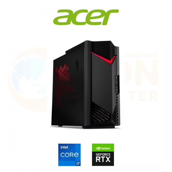 DESKTOP (เดสก์ท็อป) ACER NITRO N50-656-14F16G0TMGI / T00A / INTEL CORE I5-14400F / 16GB / 1TB / RTX 3050 / WIN 11 / รับประกัน 3 ปี