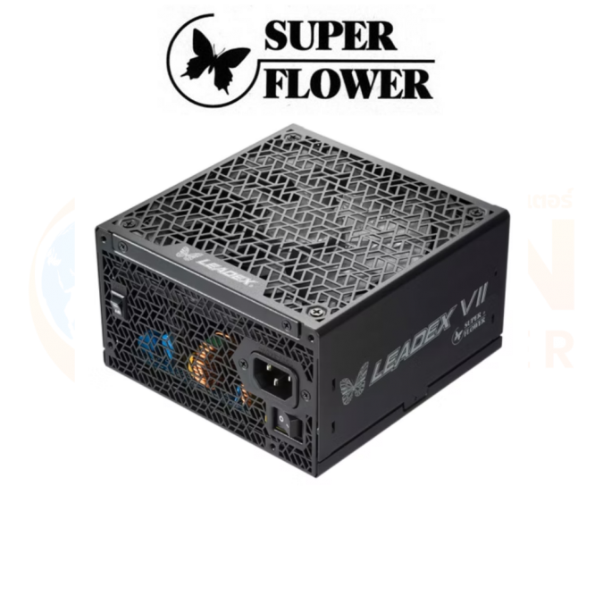 POWER SUPPLY (อุปกรณ์จ่ายไฟ) SUPER FLOWER LEADEX VII PLATINUM PRO 1000W ประกันศูนย์ 10 ปี