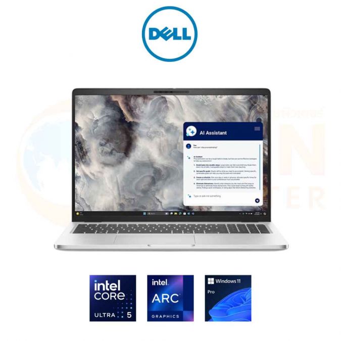 DELL PRO 16 PLUS PB16250 SNSPB162501 NOTEBOOK (โน้ตบุ๊ค) INTEL CORE ULTRA 5 236V / 16GB / 512GB / WIN11PRO / ประกันศูนย์ 3 ปี