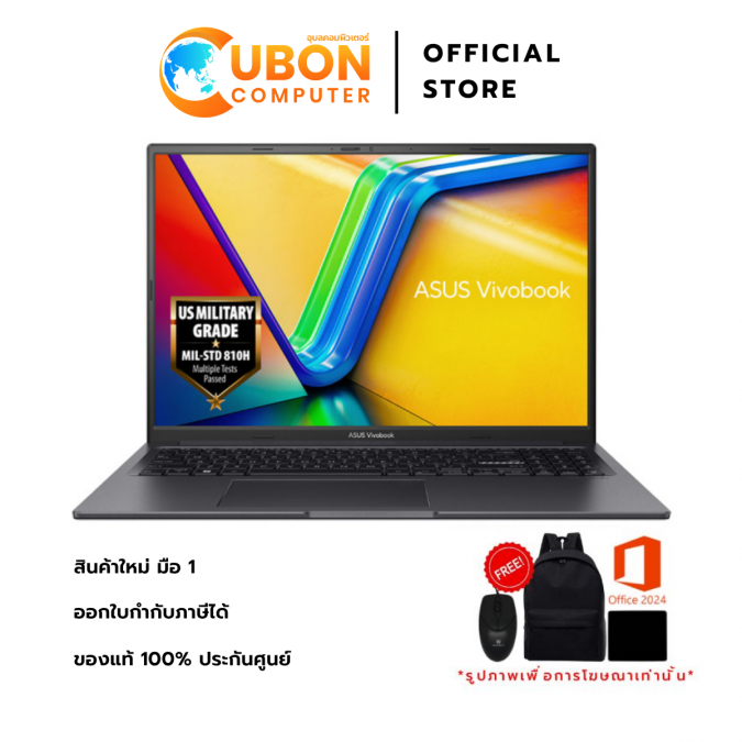 ASUS VIVOBOOK 16X V3605VC-RP515W NOTEBOOK (โน้ตบุ๊ค) INTEL CORE I5-13420H / RTX 3050 / 16GB / 512GB / WIN11 / ประกันศูนย์ 2 ปี OSS