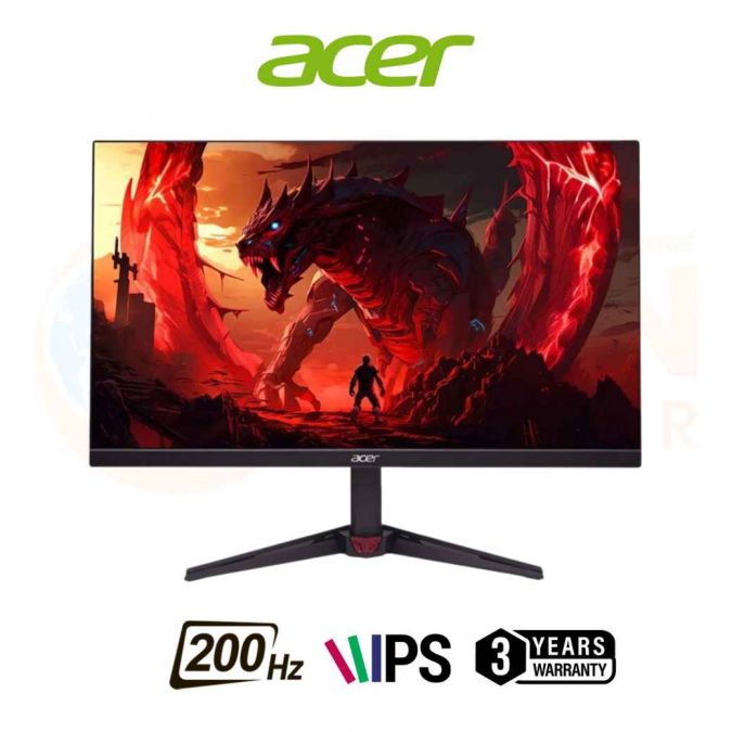ACER MONITOR (จอมอนิเตอร์) VG240YX1BMIIPX 23.8" IPS FHD 200Hz - 3 YEAR