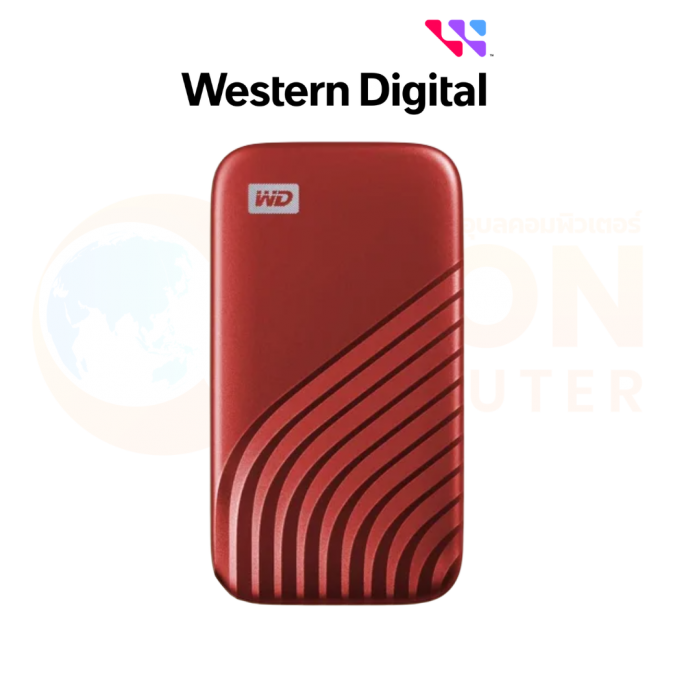 SSD EX. 500GB WD TYPE-C,USB 3.0 WDBAGF5000ARD RED