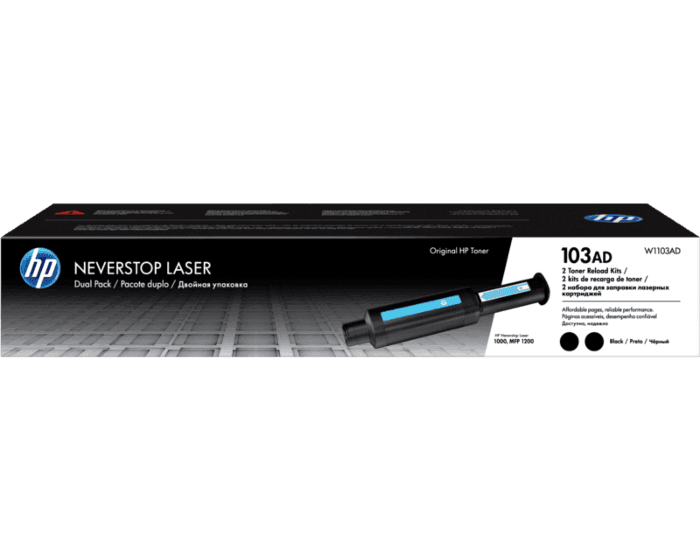 หมึก HP 103AD Dual Pack Black Original Neverstop Laser Toner Reload Kit