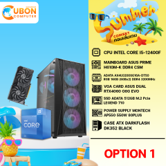 COMSET SUMMER 07 คอมประกอบ INTEL CORE i5-12400F/ RTX4060/ H610M / 512GB M.2