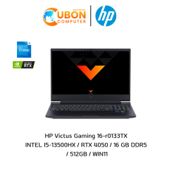 NOTEBOOK โน๊ตบุ๊ค HP Victus Gaming 16-r0133TX INTEL I5-13500HX / RTX 4050 / 16 GB DDR5 / 512GB / WIN11