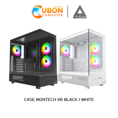 CASE (เคส) MONTECH XR BLACK/WHITE ประกันศูนย์ 1 ปี