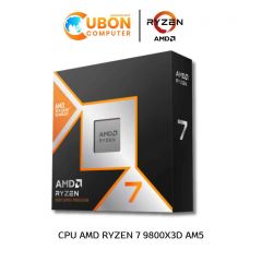 CPU (ซีพียู) AMD RYZEN 7 9800X3D 8C 16T 4.7-5.2GHz (AMD SOCKET AM5) ประกันศูนย์ 3 ปี