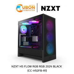 CASE (เคส) NZXT H5 FLOW RGB 2024 BLACK ประกันศูนย์ 2 ปี