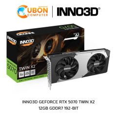VGA การ์ดจอ INNO3D GEFORCE RTX 5070 TWIN X2 12GB GDDR7