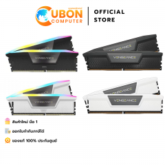 RAM (แรมพีซี) CORSAIR VENGEANCE 32GB (2X16 GB) DDR5 6000 MHZ (BLACK/ WHITE)