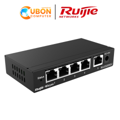 SWITCH (สวิตซ์) RUIJIE RG-ES205GC-P L2 SMART CLOUD SWITCHES (RG-ES205GC-P) BLACK