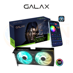 VGA การ์ดจอ GALAX GEFORCE RTX 5060 TI EX 1-CLICK OC 8GB GDDR7
