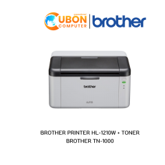 BROTHER PRINTER HL-1210W + TONER BROTHER TN-1000 