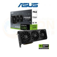 VGA การ์ดจอ ASUS PRIME GEFORCE RTX 5080 16GB GDDR7 OC EDITION ประกันศูนย์ 3 ปี