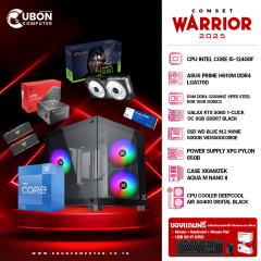 COMSET WARRIOR 14 - INTEL CORE I5-12400F / 16GB  DDR4  / 500GB / RTX5060 / 650W