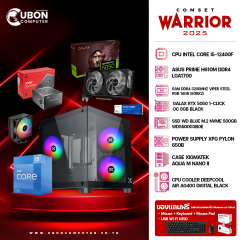 COMSET WARRIOR 15 - INTEL CORE  I5-12400F / 16GB DDR4 / 500GB / RTX5050 1-CLICK OC / 650W