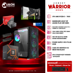 COMSET WARRIROR 17 - AMD RYZEN 5-7600 / 32GB / 500GB / RTX5060 S OLO / 650W