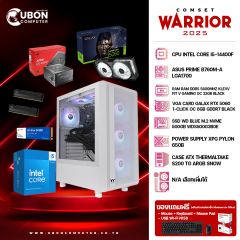COMSET WARRIOR 24 - INTEL CORE i5-14400F / 32GB / 500GB / RTX5060 1-CLICK OC / 650W