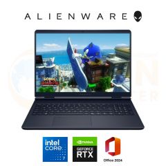 DELL ALIENWARE 16 AURORA OAC16250I703 NOTEBOOK (โน๊ตบุ๊ค) INTEL CORE 7 240H / 16GB / 1TB / RTX 5060 / WIN 11 + OFF 2024 / 3Y ONSITE
