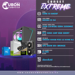COMSET EXTREME 14 คอมประกอบ  CPU INTEL CORE I5-14400F / H610M / 32GB / RTX 5060 / 500GB / 650W